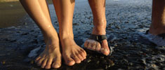 feet in the ocean